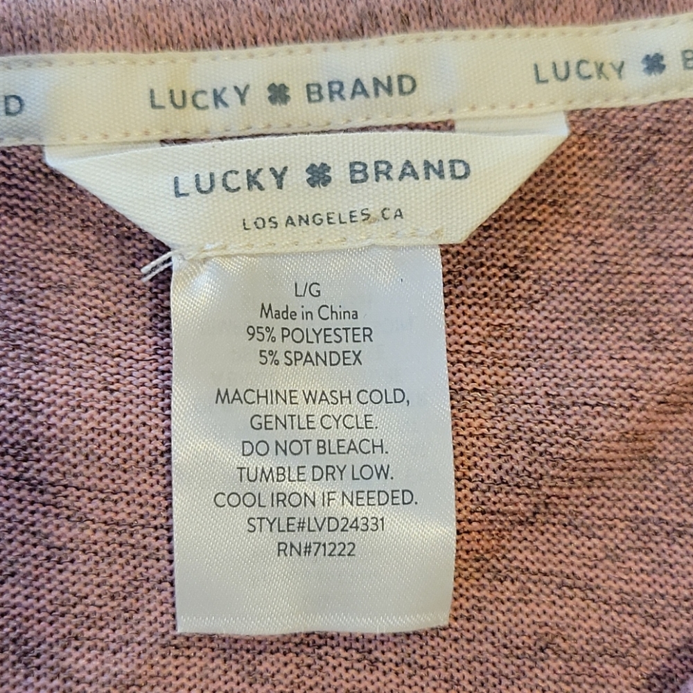 NWT! Lucky Brand Mountain PJ Set Sz Lrg - Picture 4 of 7